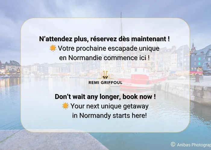 The Boat Terrace Retreat 2 Guests * Honfleur